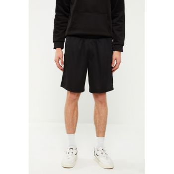 Pantaloni scurti uni cu talie elastica