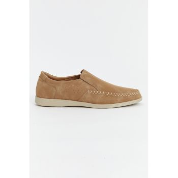 Pantofi loafer de piele ecologica