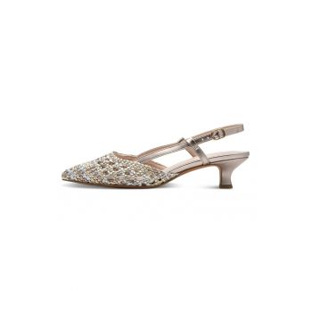 Pantofi slingback cu toc