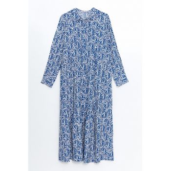 Rochie-camasa midi evazata