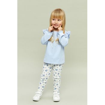 Set de bluza si pantaloni cu imprimeu - 2 piese