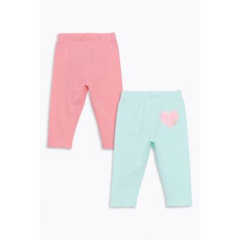 Set de pantaloni din amestec de bumbac - 2 perechi