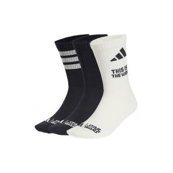 Set de sosete lungi unisex cu imprimeu cu Star Wars - 3 perechi