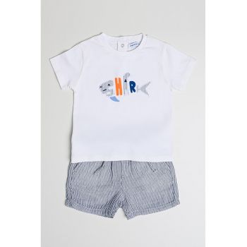 Set de tricou si pantaloni scurti chino