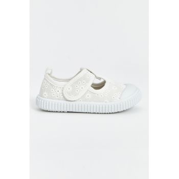 Tenisi din material textil cu velcro