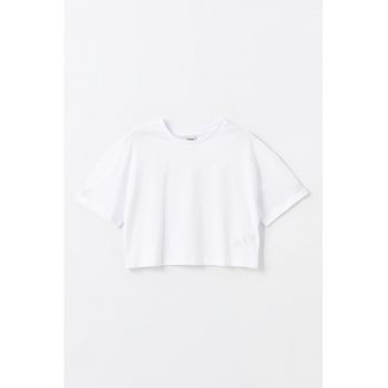 Tricou crop de bumbac