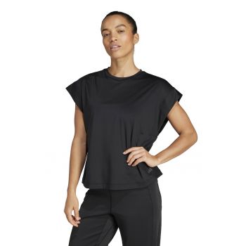 Tricou cu slit pe partea din spate pentru yoga