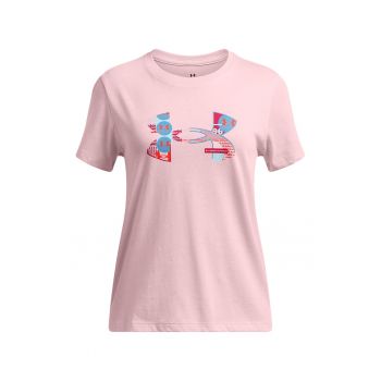 Tricou din amestec de bumbac cu imprimeu logo