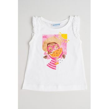 Tricou din amestec de bumbac cu imprimeu