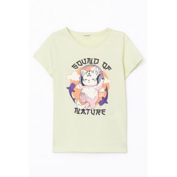 Tricou din bumbac cu imprimeu