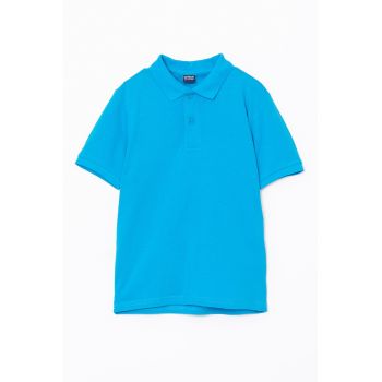 Tricou polo de bumbac pique