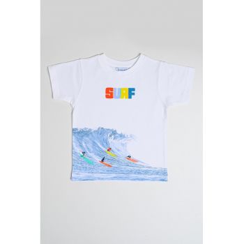 Tricou regular fit cu imprimeu