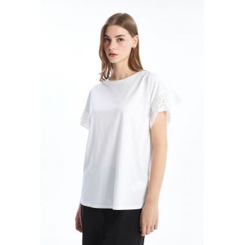 Tricou regular fit din bumbac