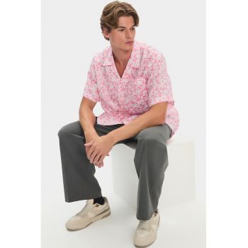 Camasa lejera de in cu model floral
