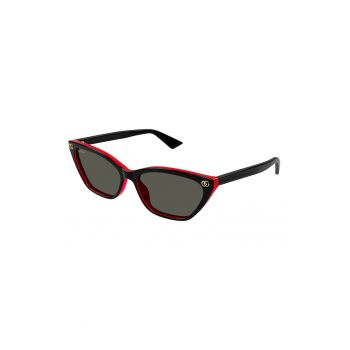 Ochelari de soare cat-eye cu lentile uni