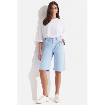 Pantaloni capri cu buzunare