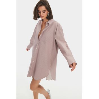 Rochie camasa cu buzunare pe piept