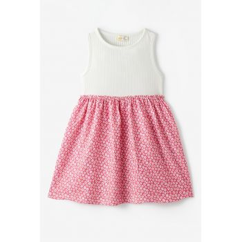 Rochie combi fara maneci