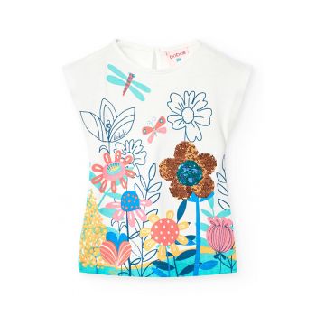 Rochie de bumbac cu paiete