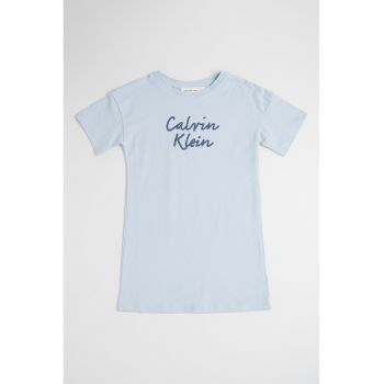 Rochie de seara cu imprimeu logo