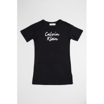 Rochie de seara cu imprimeu logo