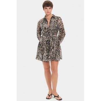 Rochie evazata cu imprimeu