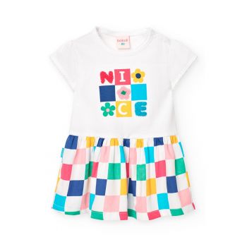 Rochie evazata cu text