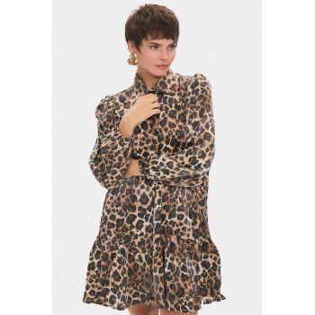 Rochie mini cu animal print
