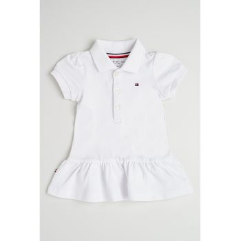 Rochie polo cu fenta cu nasturi