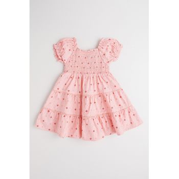 Rochie stratificata cu insertie elastica