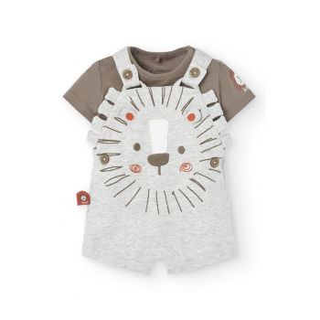 Set de imbracaminte din amestec de bumbac - 2 piese
