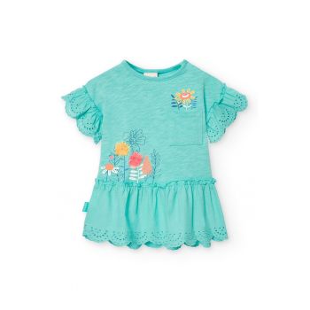 Set de rochie cu detalii valurite si chiloti