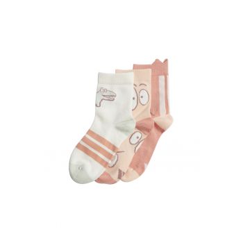 Set de sosete lungi cu model - 3 perechi