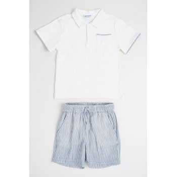Set de tricou polo si pantaloni scurti