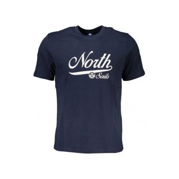 Tricou barbati - cu imprimeu cu logo -