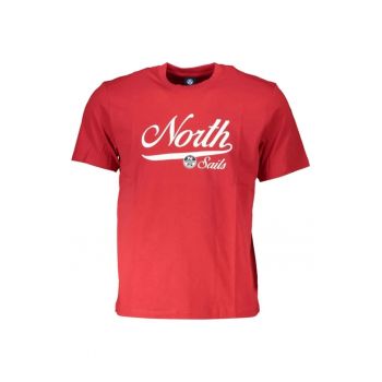 Tricou barbati - cu imprimeu cu logo -