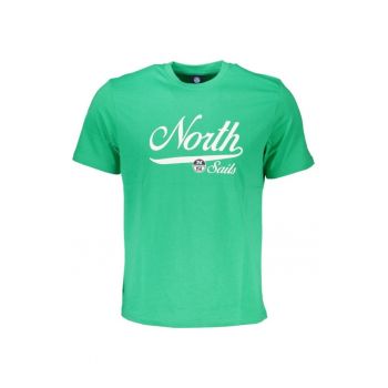 Tricou barbati - cu imprimeu cu logo -