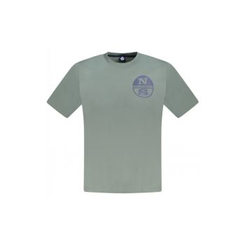 Tricou barbati - cu imprimeu cu logo - Regular fit