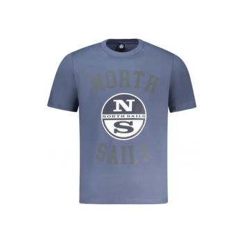 Tricou barbati - cu imprimeu cu logo si text - Regular fit -