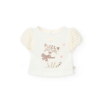 Tricou cu aplicatii din strasuri