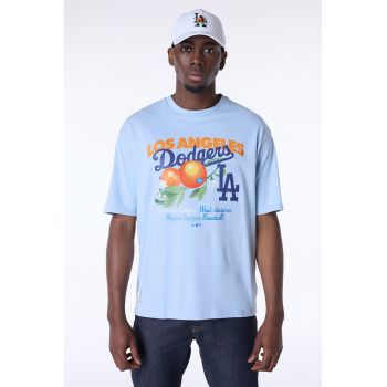 Tricou de bumbac cu imprimeu grafic si text