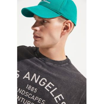 Tricou de bumbac cu imprimeu text