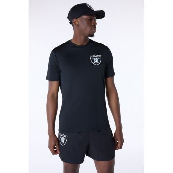 Tricou de bumbac cu logo pe piept