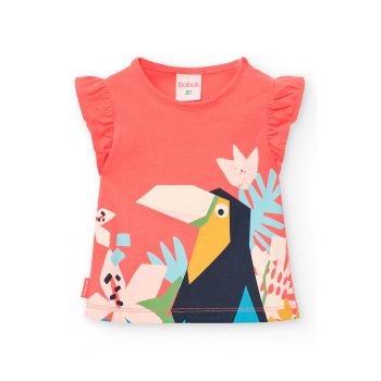 Tricou de bumbac cu model grafic