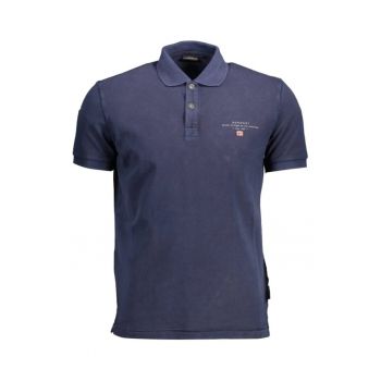 Tricou polo barbati din bumbac Elbas cu croiala Regular Fit -