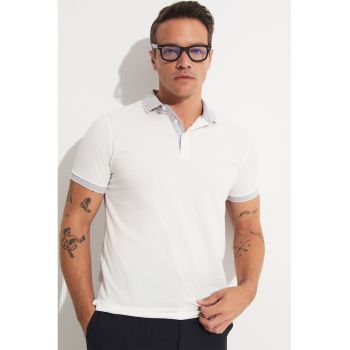 Tricou polo slim fit