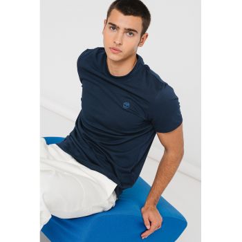 Tricou slim fit din bumbac Dun-River