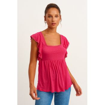 Bluza cu decolteu patrat