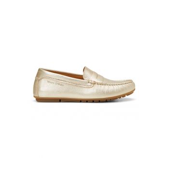Mocasini uni de piele