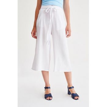 Pantaloni culotte cu snur